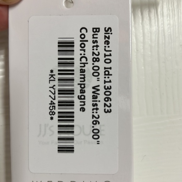 A-line V-Neck Floor-Length Chiffon Junior Bridesmaid Dress With Ruffles - Picture 4 of 4